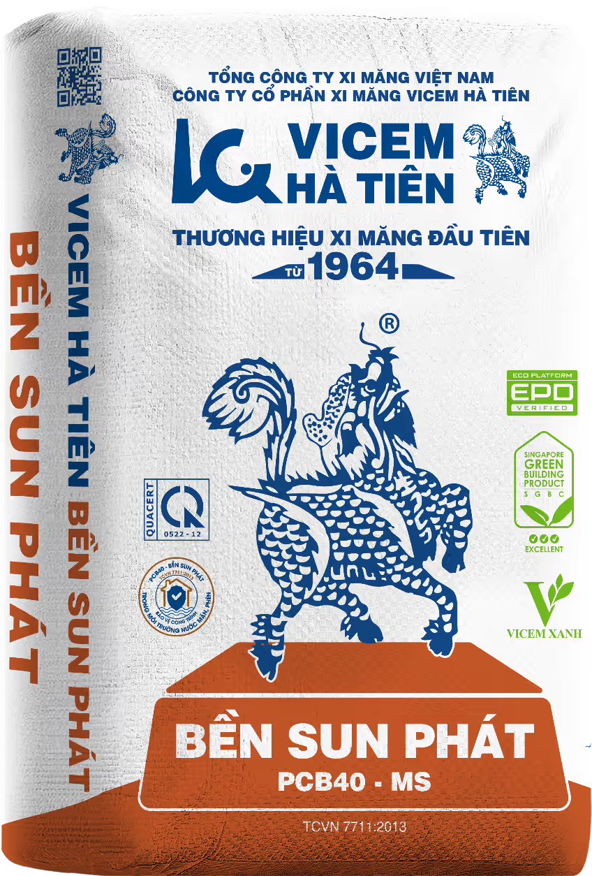 Xi măng Vicem Hà Tiên PCB40