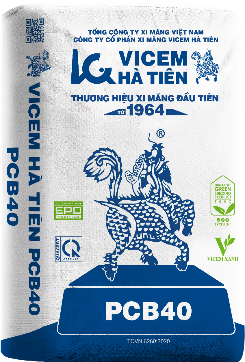 Xi măng Vicem Hà Tiên PCB40